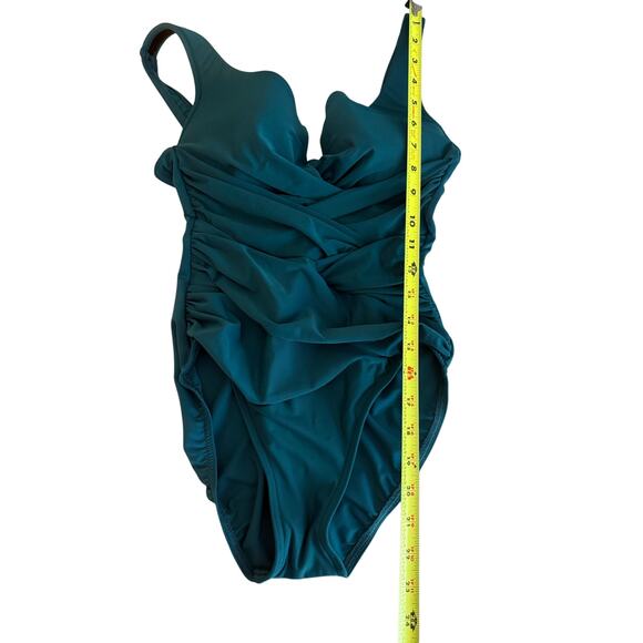 Miraclesuit Ocean Blue One Piece Swimsuit - Picture 9 of 10